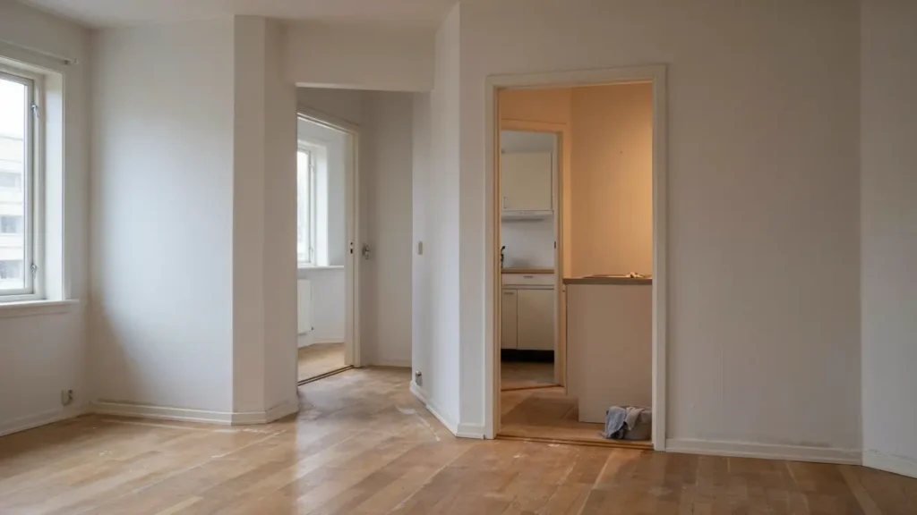 slutst dning av tv rum och k k efter renovering